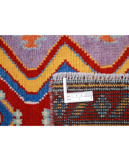 Revival 3' 11" X 6' 0" Hand Knotted Wool Rug 3' 11" X 6' 0" (119 X 183) / Red / Wool