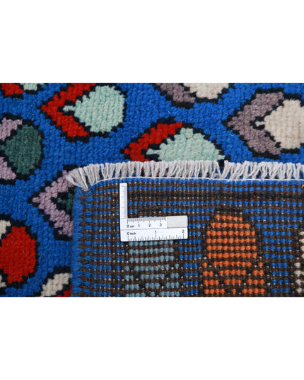 Revival 5' 7" X 7' 7" Hand Knotted Wool Rug 5' 7" X 7' 7" (170 X 231) / Blue / Wool