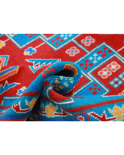 Revival 5' 0" X 6' 9" Hand Knotted Wool Rug 5' 0" X 6' 9" (152 X 206) / Red / Wool