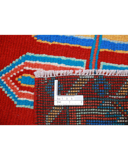 Revival 5' 0" X 6' 9" Hand Knotted Wool Rug 5' 0" X 6' 9" (152 X 206) / Red / Wool