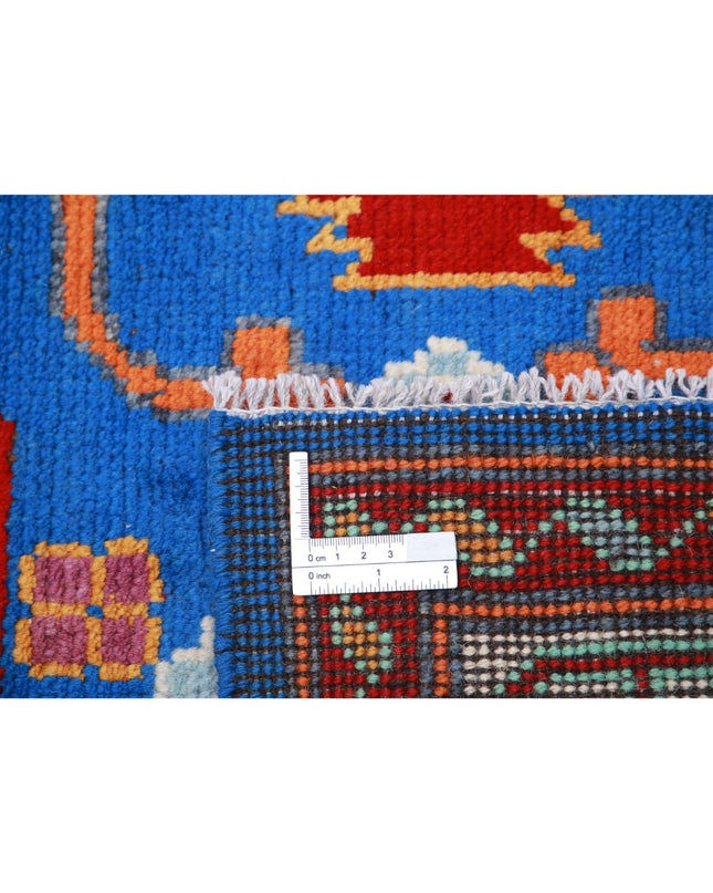 Revival 5' 10" X 7' 7" Hand Knotted Wool Rug 5' 10" X 7' 7" (178 X 231) / Blue / Wool