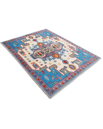 Revival 5' 0" X 6' 7" Hand Knotted Wool Rug 5' 0" X 6' 7" (152 X 201) / Ivory / Wool