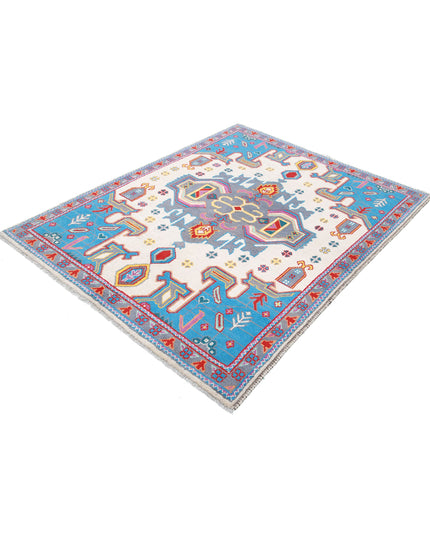 Revival 5' 0" X 6' 7" Hand Knotted Wool Rug 5' 0" X 6' 7" (152 X 201) / Ivory / Wool