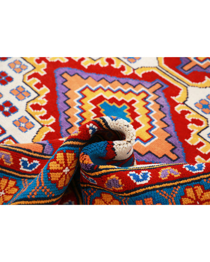 Revival 6' 1" X 7' 10" Hand Knotted Wool Rug 6' 1" X 7' 10" (185 X 239) / Ivory / Wool