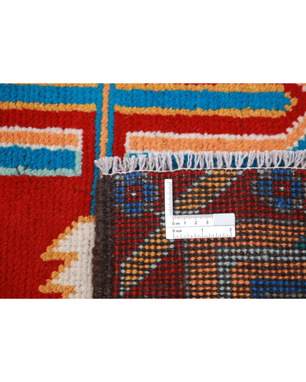 Revival 5' 7" X 7' 7" Hand Knotted Wool Rug 5' 7" X 7' 7" (170 X 231) / Red / Wool