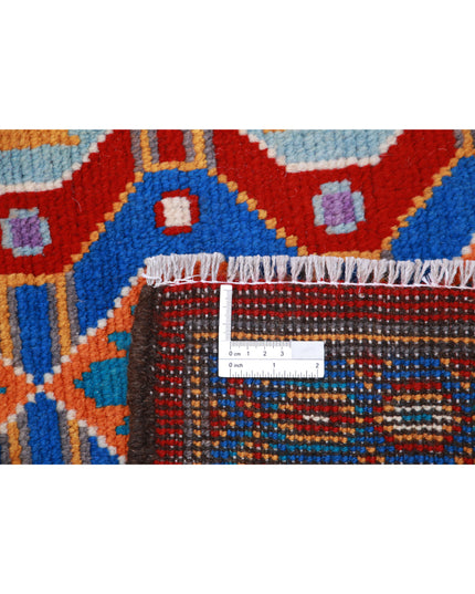 Revival 5' 9" X 8' 1" Hand Knotted Wool Rug 5' 9" X 8' 1" (175 X 246) / Red / Wool