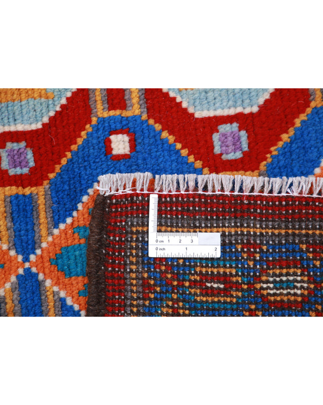 Revival 5' 9" X 8' 1" Hand Knotted Wool Rug 5' 9" X 8' 1" (175 X 246) / Red / Wool