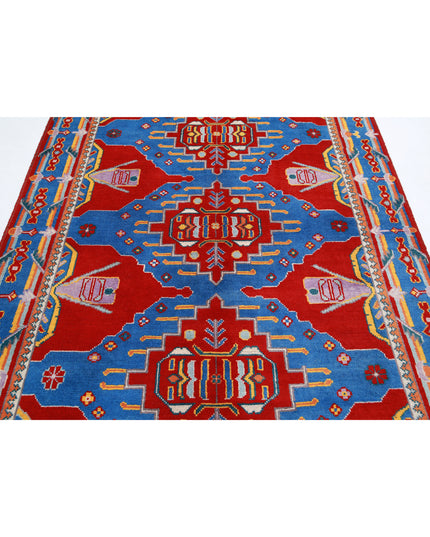 Revival 5' 8" X 7' 7" Hand Knotted Wool Rug 5' 8" X 7' 7" (173 X 231) / Red / Wool