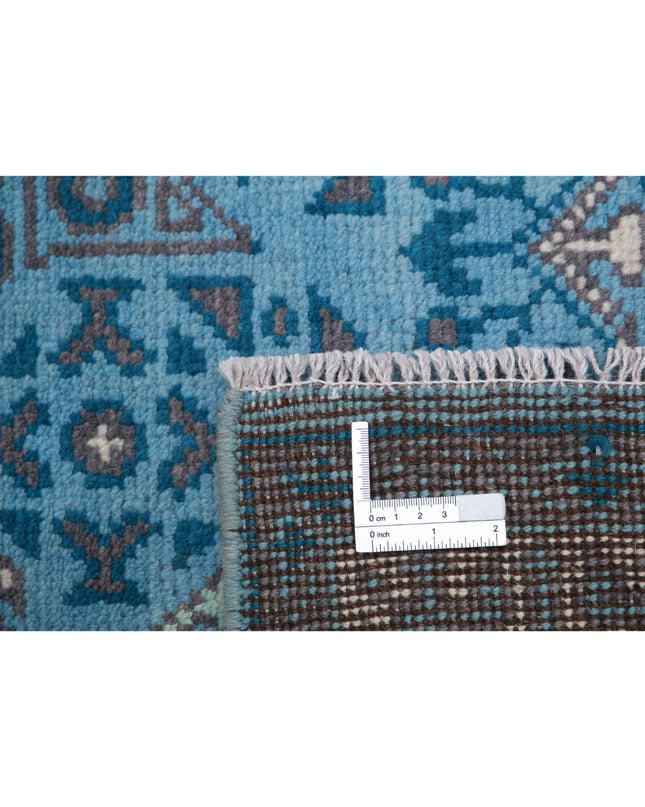 Revival 4' 11" X 6' 7" Hand Knotted Wool Rug 4' 11" X 6' 7" (150 X 201) / Blue / Wool