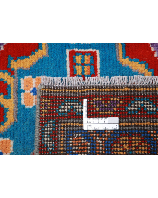 Revival 4' 8" X 6' 8" Hand Knotted Wool Rug 4' 8" X 6' 8" (142 X 203) / Blue / Wool