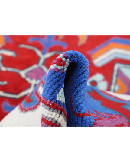 Revival 4' 9" X 6' 8" Hand Knotted Wool Rug 4' 9" X 6' 8" (145 X 203) / Ivory / Wool