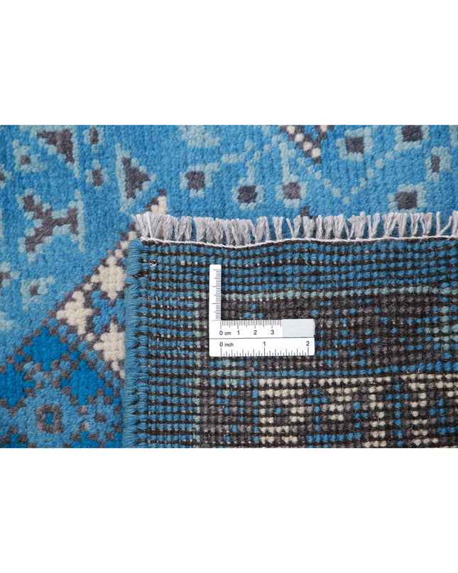 Revival 4' 11" X 6' 7" Hand Knotted Wool Rug 4' 11" X 6' 7" (150 X 201) / Blue / Wool