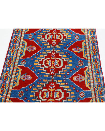 Revival 2' 7" X 3' 10" Hand Knotted Wool Rug 2' 7" X 3' 10" (79 X 117) / Red / Wool