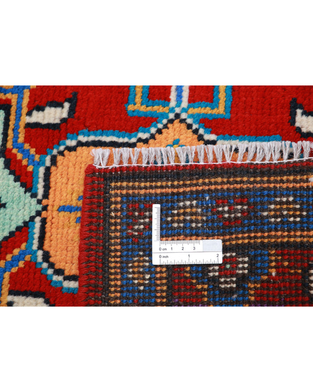 Revival 2' 8" X 3' 11" Hand Knotted Wool Rug 2' 8" X 3' 11" (81 X 119) / Red / Wool