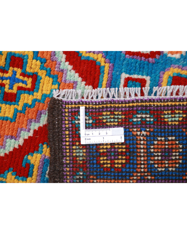 Revival 2' 5" X 4' 4" Hand Knotted Wool Rug 2' 5" X 4' 4" (74 X 132) / Teal / Wool