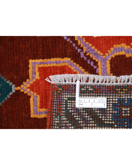 Revival 2' 6" X 4' 1" Hand Knotted Wool Rug 2' 6" X 4' 1" (76 X 124) / Rust / Wool