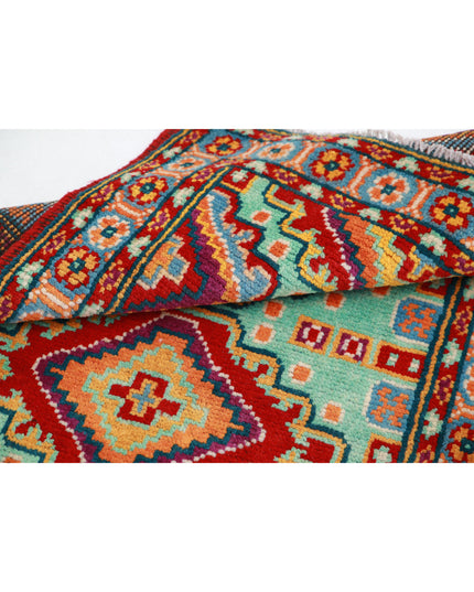 Revival 2' 8" X 4' 1" Hand Knotted Wool Rug 2' 8" X 4' 1" (81 X 124) / Green / Wool