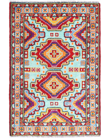 Revival 2' 8" X 4' 1" Hand Knotted Wool Rug 2' 8" X 4' 1" (81 X 124) / Green / Wool