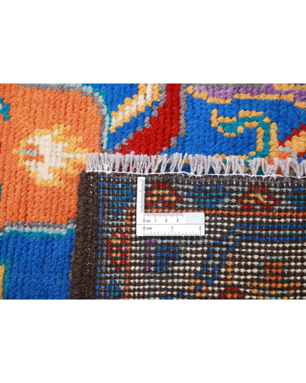 Revival 3' 2" X 5' 0" Hand Knotted Wool Rug 3' 2" X 5' 0" (97 X 152) / Blue / Wool