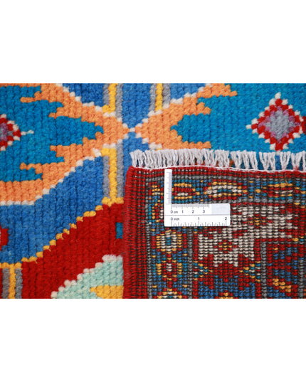 Revival 3' 2" X 5' 0" Hand Knotted Wool Rug 3' 2" X 5' 0" (97 X 152) / Red / Wool