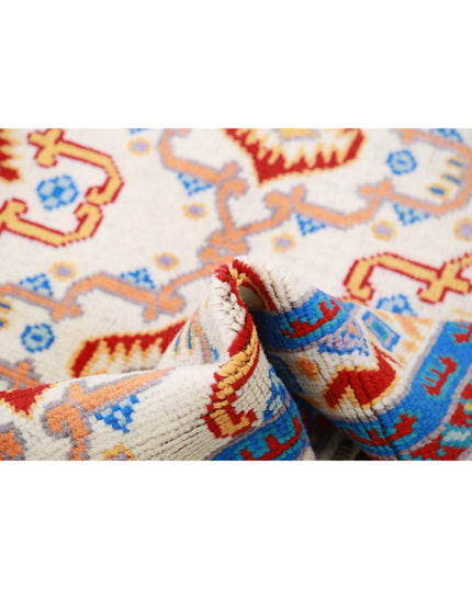 Revival 3' 5" X 5' 0" Hand Knotted Wool Rug 3' 5" X 5' 0" (104 X 152) / Ivory / Wool