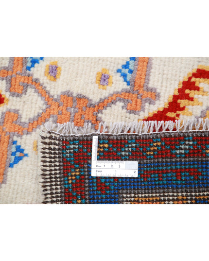 Revival 3' 5" X 5' 0" Hand Knotted Wool Rug 3' 5" X 5' 0" (104 X 152) / Ivory / Wool