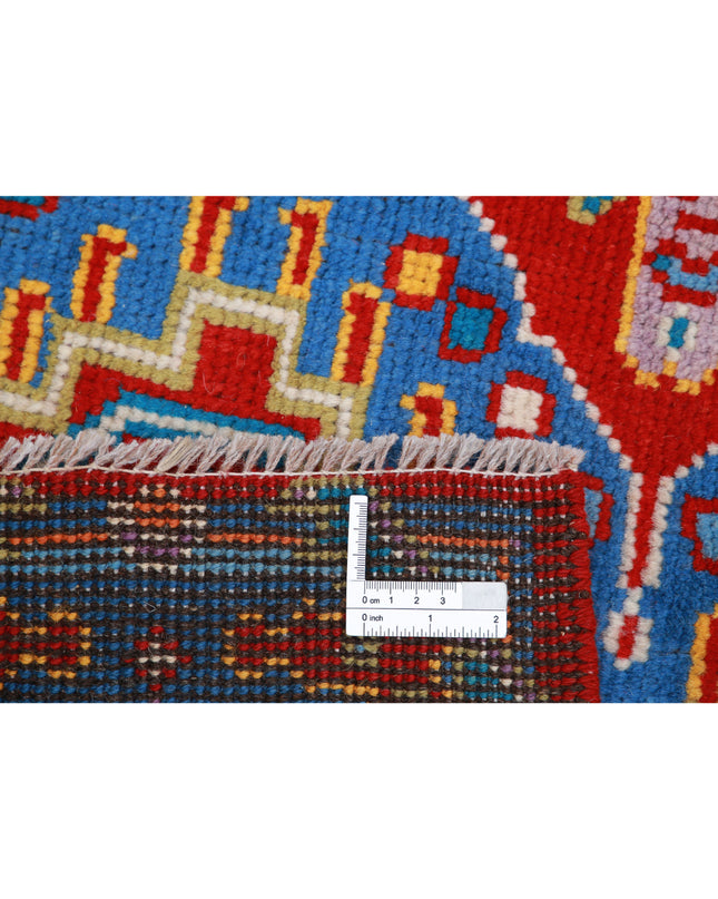 Revival 3' 3" X 4' 9" Hand Knotted Wool Rug 3' 3" X 4' 9" (99 X 145) / Red / Wool