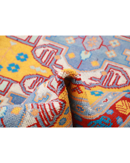 Revival 3' 11" X 5' 6" Hand Knotted Wool Rug 3' 11" X 5' 6" (119 X 168) / Gold / Wool