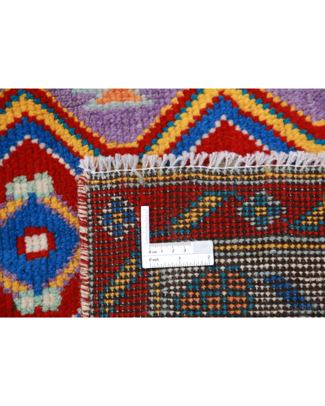 Revival 4' 9" X 6' 6" Hand Knotted Wool Rug 4' 9" X 6' 6" (145 X 198) / Red / Wool