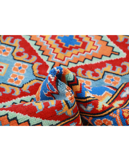 Revival 4' 11" X 6' 8" Hand Knotted Wool Rug 4' 11" X 6' 8" (150 X 203) / Blue / Wool