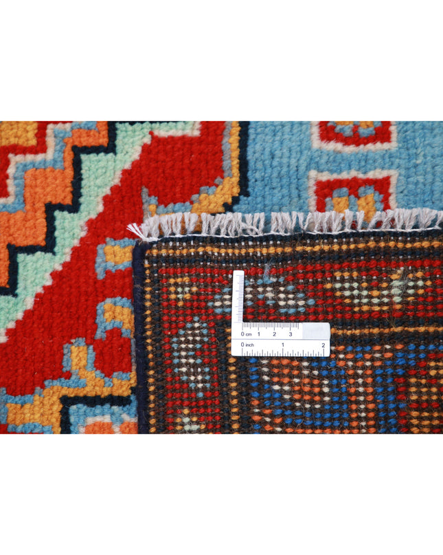 Revival 4' 11" X 6' 8" Hand Knotted Wool Rug 4' 11" X 6' 8" (150 X 203) / Blue / Wool