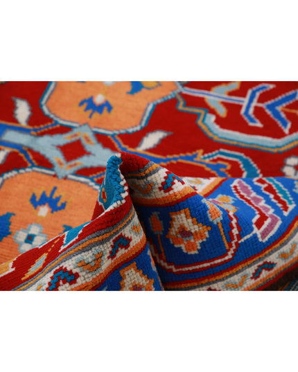 Revival 5' 6" X 7' 9" Hand Knotted Wool Rug 5' 6" X 7' 9" (168 X 236) / Red / Wool