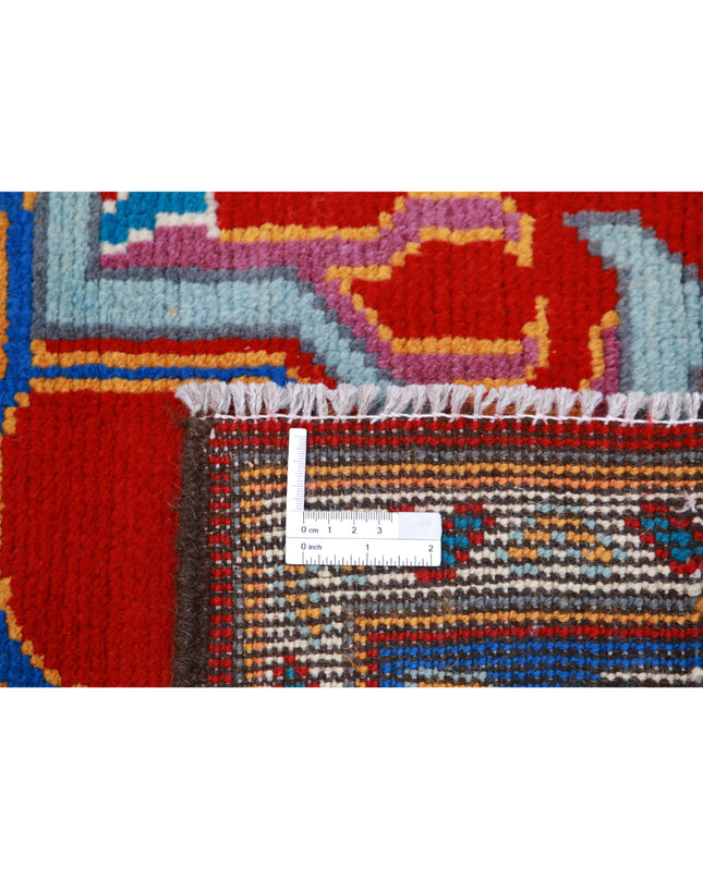 Revival 5' 6" X 7' 9" Hand Knotted Wool Rug 5' 6" X 7' 9" (168 X 236) / Red / Wool