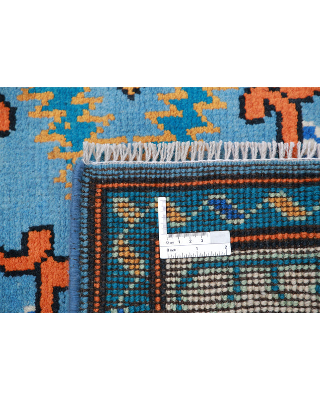 Revival 5' 6" X 7' 9" Hand Knotted Wool Rug 5' 6" X 7' 9" (168 X 236) / Blue / Wool