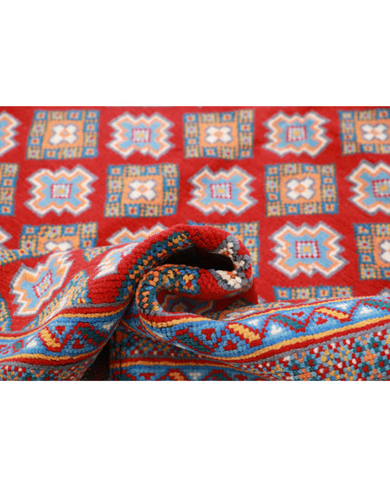 Revival 5' 8" X 7' 11" Hand Knotted Wool Rug 5' 8" X 7' 11" (173 X 241) / Red / Wool