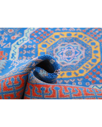 Revival 5' 7" X 8' 2" Hand Knotted Wool Rug 5' 7" X 8' 2" (170 X 249) / Blue / Wool