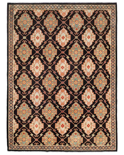 Revival 5' 7" X 7' 8" Hand Knotted Wool Rug 5' 7" X 7' 8" (170 X 234) / Brown / Wool