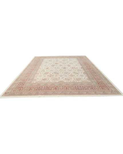 Samsun 10' 8" X 13' 7" Hand Knotted Wool Rug 10' 8" X 13' 7" (325 X 414) / Ivory / Wool