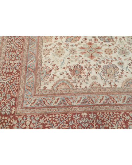 Samsun 10' 8" X 13' 7" Hand Knotted Wool Rug 10' 8" X 13' 7" (325 X 414) / Ivory / Wool