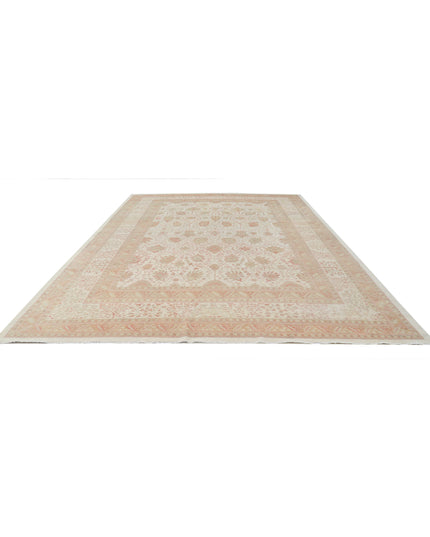 Samsun 10' 10" X 15' 2" Hand Knotted Wool Rug 10' 10" X 15' 2" (330 X 462) / Ivory / Wool