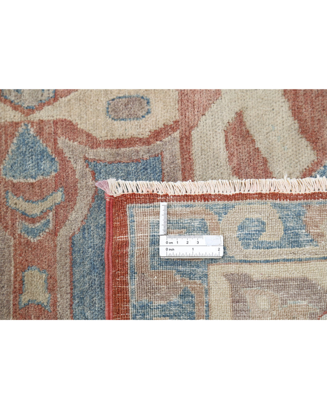 Samsun 10' 5" X 14' 8" Hand Knotted Wool Rug 10' 5" X 14' 8" (318 X 447) / Red / Wool