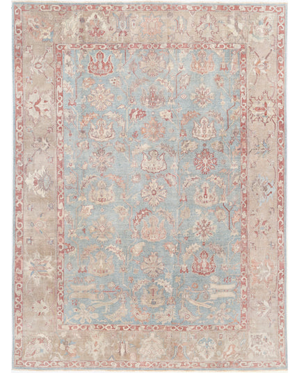 Samsun 8' 10" X 11' 11" Hand Knotted Wool Rug 8' 10" X 11' 11" (269 X 363) / Green / Wool