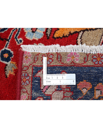 Sarouk 4' 2" X 6' 2" Hand Knotted Wool Rug 4' 2" X 6' 2" (127 X 188) / Red / Wool