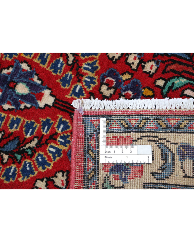 Sarouk 2' 1" X 4' 2" Hand Knotted Wool Rug 2' 1" X 4' 2" (63 X 127) / Red / Wool