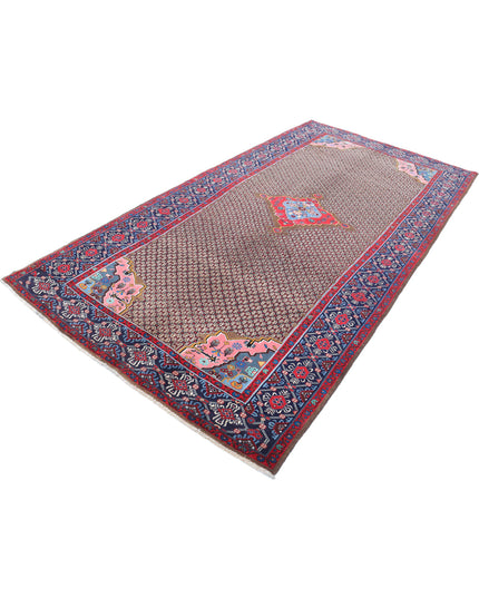 Senneh 5' 2" X 9' 10" Hand Knotted Wool Rug 5' 2" X 9' 10" (158 X 300) / Taupe / Wool