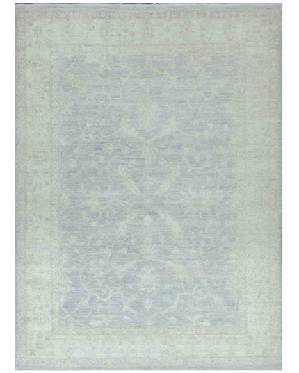 Serenity 4' 10" X 6' 6" Hand Knotted Wool Rug 4' 10" X 6' 6" (147 X 198) / Grey / Wool