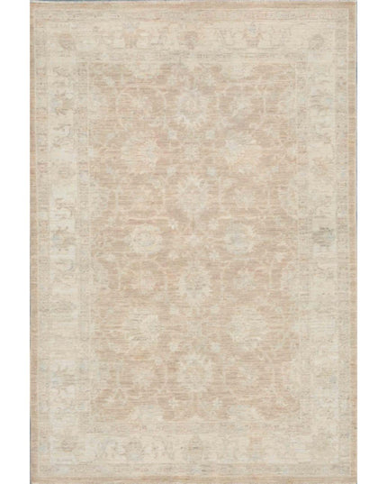Serenity 4' 1" X 6' 0" Hand Knotted Wool Rug 4' 1" X 6' 0" (124 X 183) / Taupe / Wool