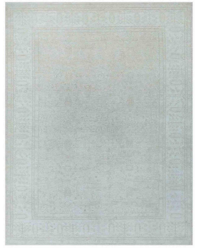 Serenity 9' 0" X 11' 9" Hand Knotted Wool Rug 9' 0" X 11' 9" (274 X 358) / Ivory / Wool