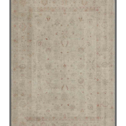 Serenity 8' 9" X 12' 1" Hand Knotted Wool Rug 8' 9" X 12' 1" (267 X 368) / Ivory / Wool
