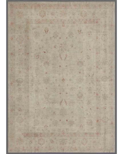 Serenity 8' 9" X 12' 1" Hand Knotted Wool Rug 8' 9" X 12' 1" (267 X 368) / Ivory / Wool